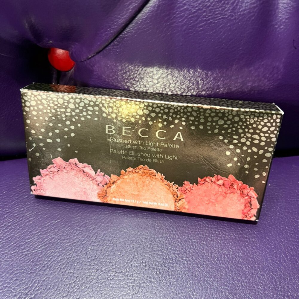 BECCA Blushed With Light Palette Blush Trio Limited Edition